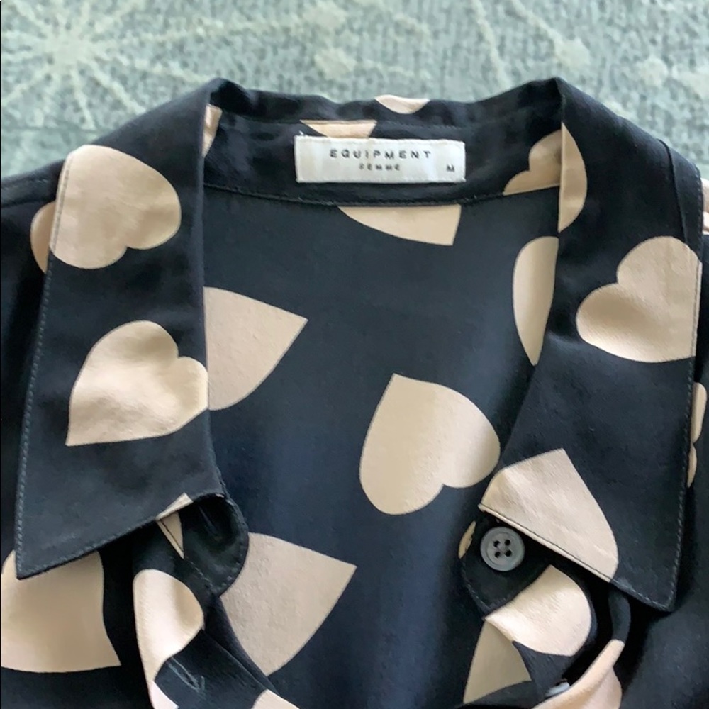 Equipment silk blouse. M